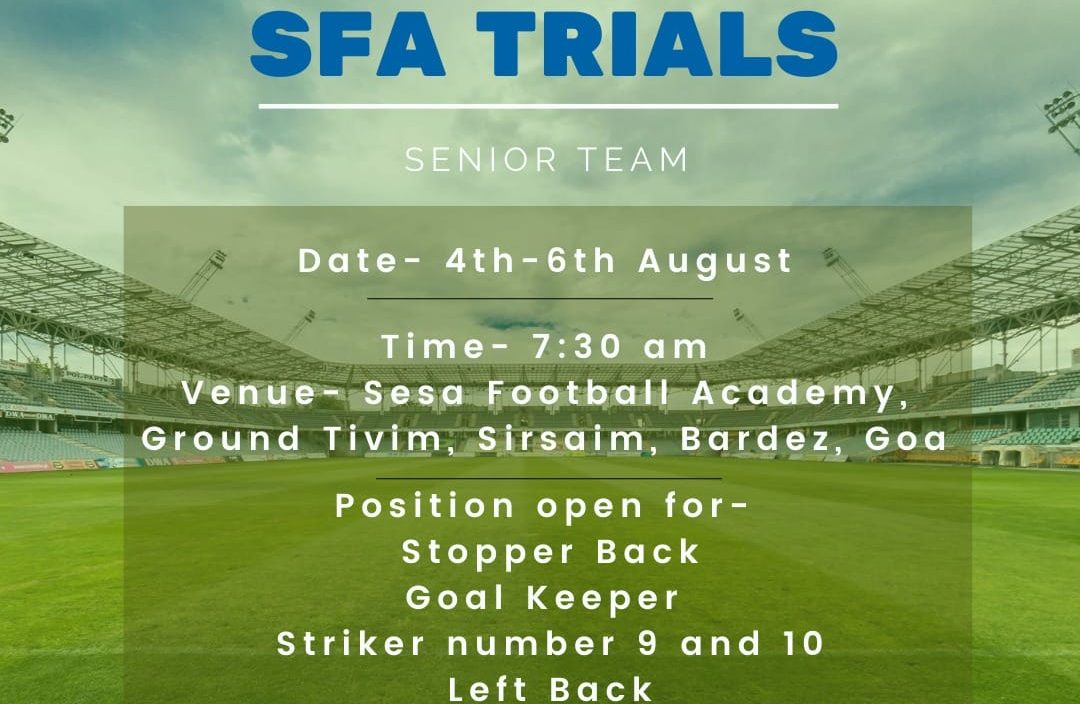 We are looking for young and ambitious players for our senior team, who have played in professional leagues or at similar level. No fees to be charged for the trials.