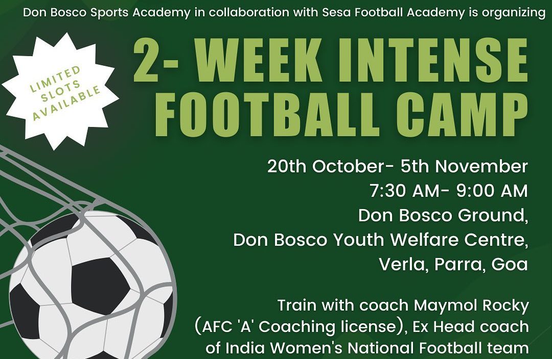 Sesa Football Academy is organising a 2- Week Intense Football Camp