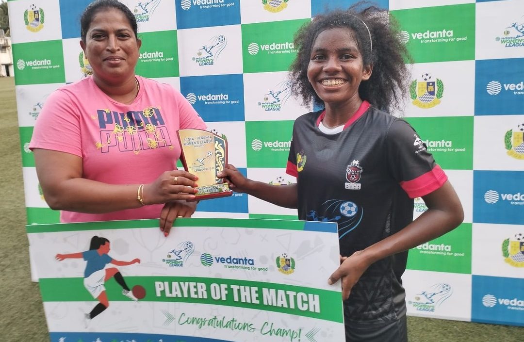 Cia Almeida takes the Player of the match title home. Congratulations Team!