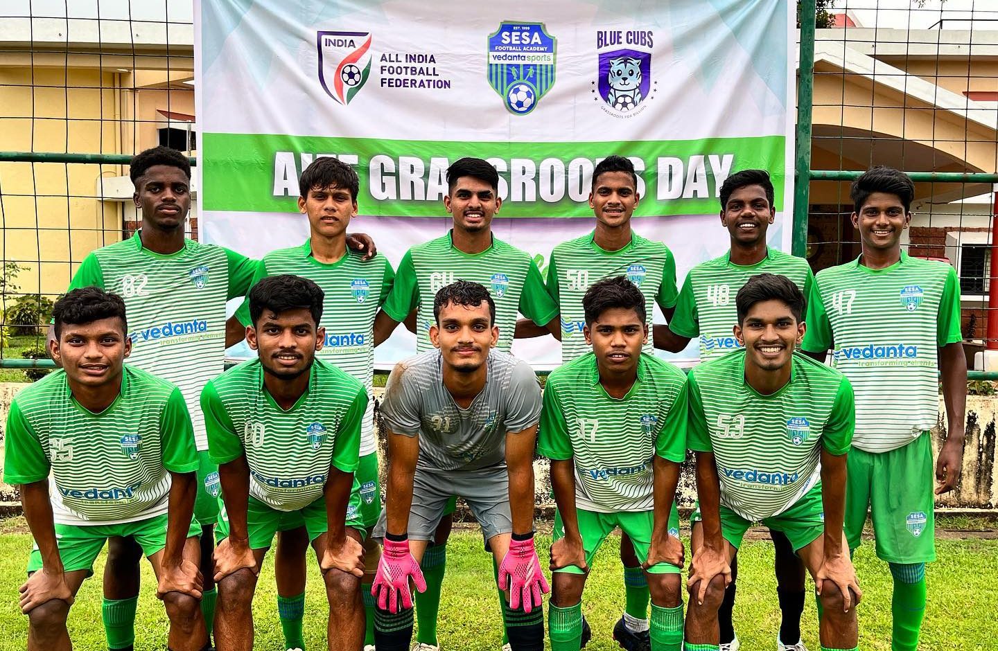 A display of skill and passion was showcased at the celebration of AIFF Grassroots Day! SFA Sirsaim emerged victorious with a scoreline of 5-0 in an intense friendly match against SFA Sankhali.