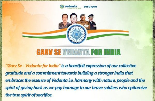 Garv Se- Vedanta For India!!