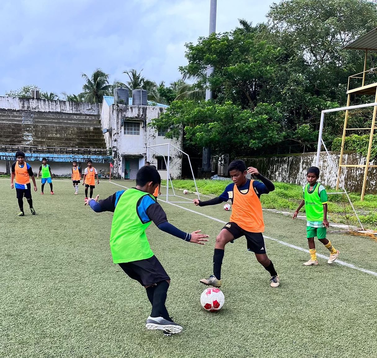 An inspiring display of passion, will, and dedication unfolded as young talents showcased their potential to join #SFA during the U-13  selection trials.