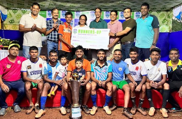 Vedanta Football Championship 2023 concluded today at Bicholim in a scintillating finish with Amravati SC Amona being crowned Champions among 28 evenly matched teams. Kelambika FC Mayem finished runners-up.  The tournament provided an excellent platform for the young footballers of the Bicholim Taluka and was marked by some exciting and thrilling display of football prowess.