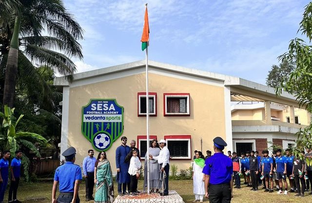 Joyously welcoming Mrs. Priya Agarwal Hebbar, the Chairperson of Hindustan Zinc Limited & the Non-Executive Director of Vedanta, as our esteemed guest on the momentous occasion of the 77th Independence Day celebrations at SFA,Sirsaim! Warmest wishes to everyone. Jai Hind!