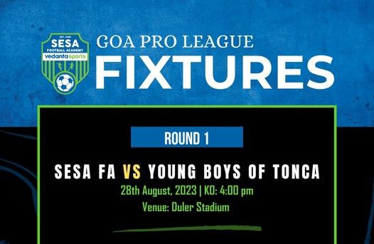 Mark your calendars! SFA journey in the Goa Pro League 2023 kicks off on August 28th, 2023.