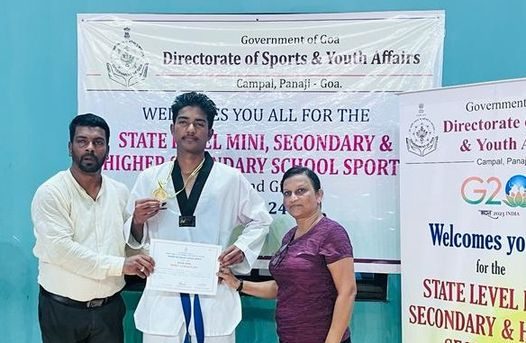 We are proud to announce Bikram Sen’s remarkable achievement of 1st place in the 73 to 78 categories at the State-Level Mini, Secondary, and Higher Secondary School Sports for Taekwondo. At Sesa Football Academy, our dedication to fostering talent has no limits, embracing every facet of accomplishment.