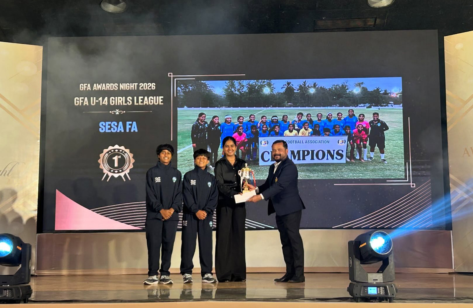 Sesa Football Academy (SFA) received …